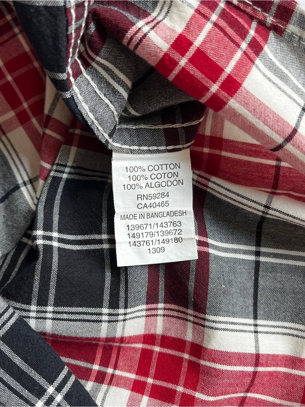 Children’s Place Plaid Button Down & Cat & Jack Khaki Jogger Set 12-18M
